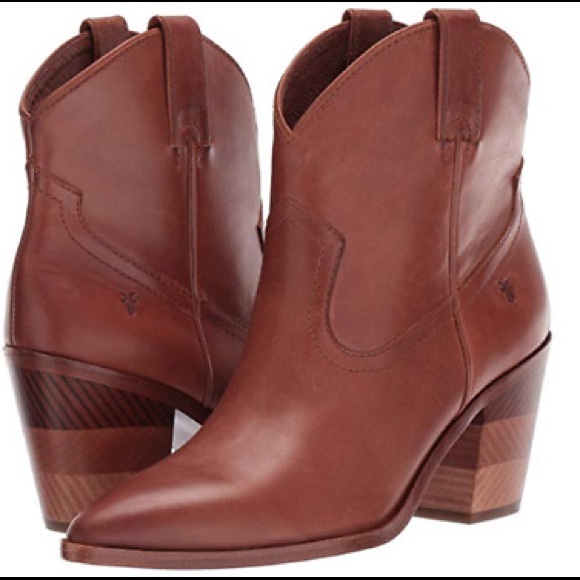 Frye Faye Chevron short booties - Picture 8 of 10